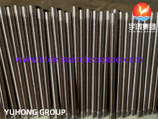 ASTM B111 C70600 O61 Tube à nageoires basses en alliage de cuivre nickel pour échangeur de chaleur