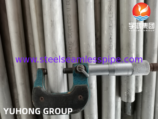 ASME SA213 TP316L Tubes en acier inoxydable U pour échangeur de chaleur et chaudière