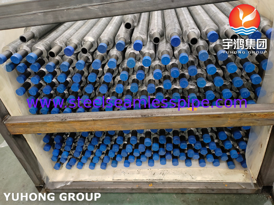 Tube à ailettes en spirale de G ASTM A179 pour la chaleur Exchager NDT de condensateur disponible
