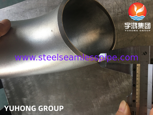 ASTM A403 / ASME SA403 WPS31254 Acier inoxydable en acier inoxydable sans couture à coude soudé à la fesse B16.9