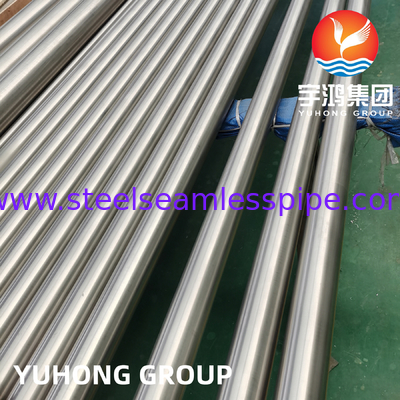 ASTM B861 GR.2 Tube en alliage de titane Sans soudure Application pour condenseur d'échangeur de chaleur