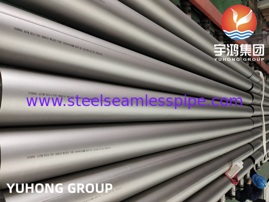 ASTM B514 Inconel 800H UNS N08800 Pipe soudée en alliage de nickel inconel pour le traitement du gaz