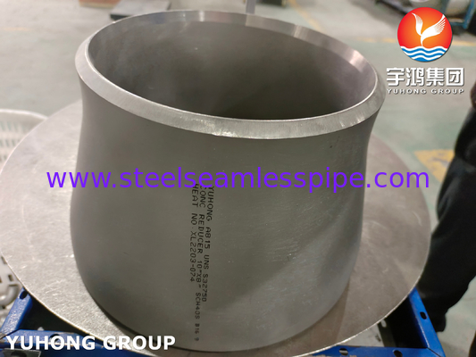 Réducteur duplex superbe de FAS 2507 de garnitures de tuyau d'acier d'ASTM A815 UNS S32750
