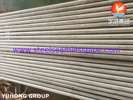 ASTM A213 (ASME SA213) TP444 Pipe sans soudure en acier inoxydable appliquée à un échangeur de chaleur