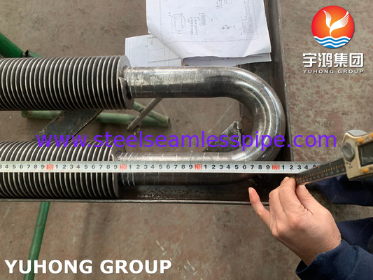 ASTM A106 / ASME SA 106 Gr.B Tubes à nageoires soudés à haute fréquence en acier au carbone de type U