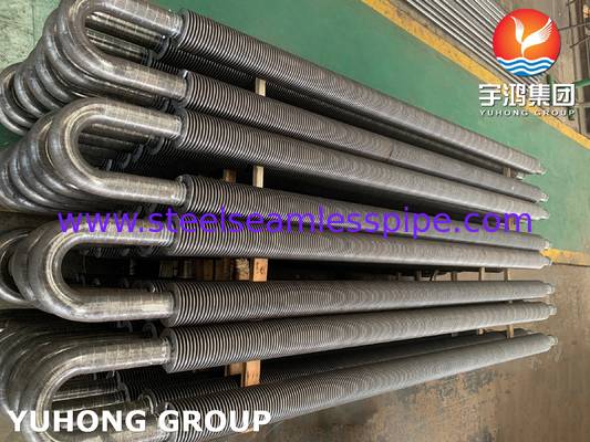 ASTM A106 / ASME SA 106 Gr.B Tubes à nageoires soudés à haute fréquence en acier au carbone de type U