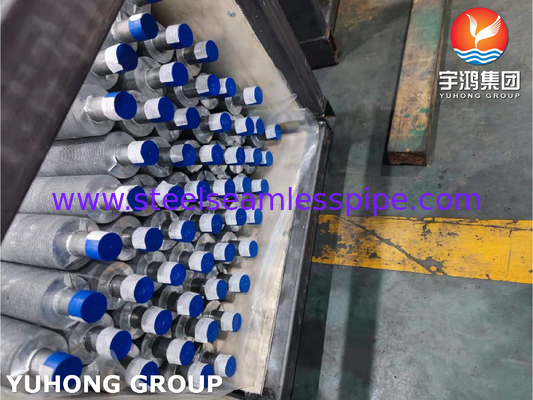 ASTM B163 Incoloy 825 tubes à aileron en acier allié au nickel de type G pour superchauffage