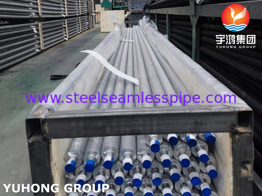 ASTM B163 Incoloy 825 tubes à aileron en acier allié au nickel de type G pour superchauffage