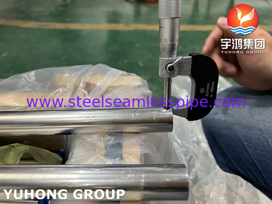 ASTM B111 C71500 CuNi 70% 30% cuivre nickel tube d'échangeur de chaleur sans soudure