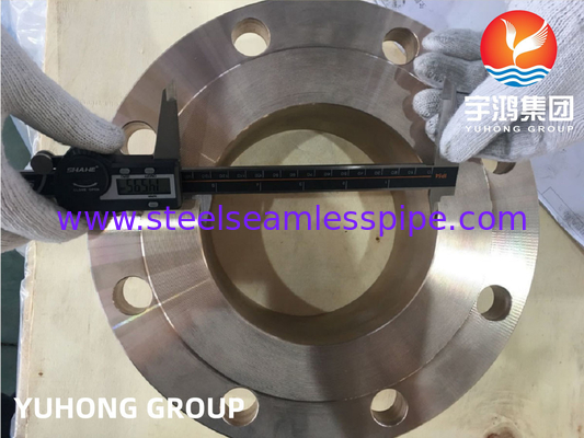 ASTM B151 C70600 Alliage de cuivre nickel coulé Flange soudé face surélevée B16.5 pour pipeline