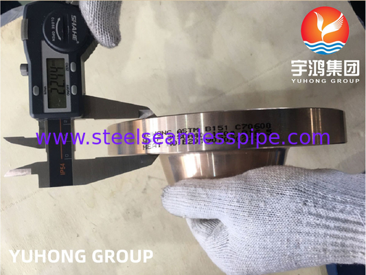 ASTM B151 C70600 Alliage de cuivre nickel coulé Flange soudé face surélevée B16.5 pour pipeline