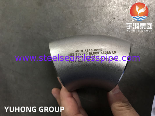 ASTM A815 WP-S UNS S32750 S32760 Elbow 90DEG LR 2' SCH10S Pipes à gaz et pétrole, vapeur d'air, gaz de pétrole, eau B16.9