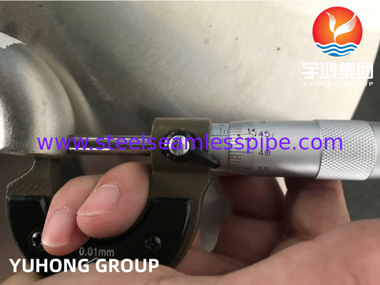 ASTM B366 N06022 Hastelloy C22 2.4602 Pièces de raccordement en acier allié à coude de 180 degrés B16.9