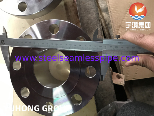 ASTM A182 F51 Flange en acier double forgé RF B16.5 pour pétrole et gaz
