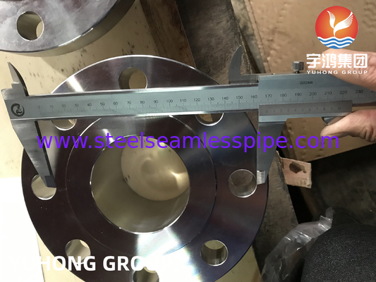 ASTM A182 F51 Flange en acier double forgé RF B16.5 pour pétrole et gaz