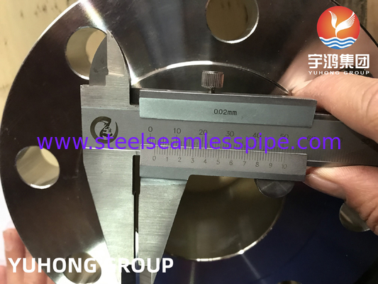 ASTM A182 F51 Flange en acier double forgé RF B16.5 pour pétrole et gaz