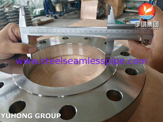 Traitement de l'eau, ASTM A182 F904L, N08904 Slip on flange en acier inoxydable, face soulevée, B16.5