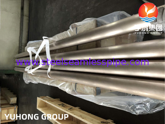 ASTM B466, ASME SB466 C70600 Pipe sans soudure en cuivre nickel pour échangeur de chaleur
