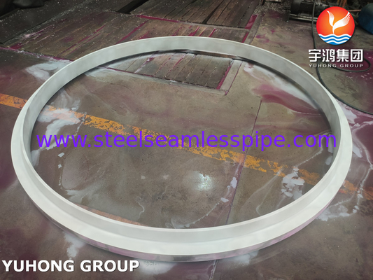 ASTM A182 F321 (UNS S32100) Flange de cou de soudage en acier inoxydable forgé, face soulevée