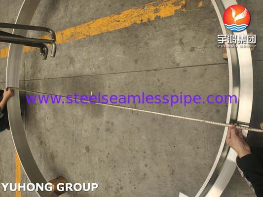 ASTM A182 F321 (UNS S32100) Flange de cou de soudage en acier inoxydable forgé, face soulevée