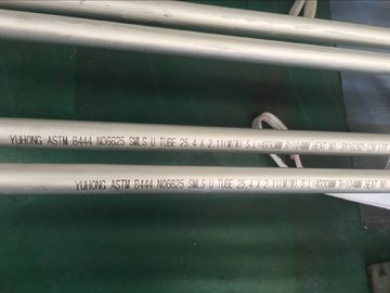 Tube sans couture de coude en U d'ASTM B444 Gr.2 INCONEL 625 pour l'application 100% UT et ET et HT d'échangeur de chaleur
