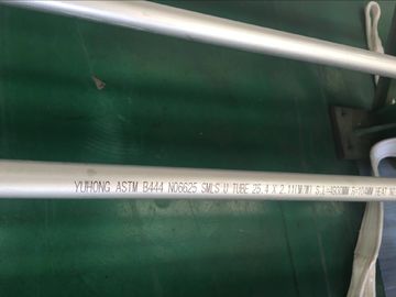 Tube sans couture de coude en U d'ASTM B444 Gr.2 INCONEL 625 pour l'application 100% UT et ET et HT d'échangeur de chaleur