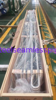 Tube sans couture de coude en U d'ASTM B444 Gr.2 INCONEL 625 pour l'application 100% UT et ET et HT d'échangeur de chaleur