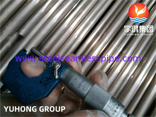 ASTM B111 ASME SB111 C70600 Tubes sans soudure en cuivre et nickel pour refroidisseur d'air