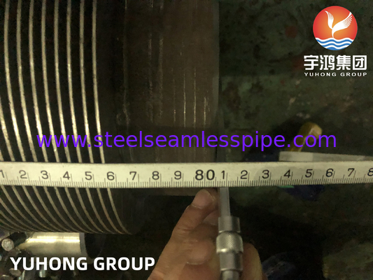 Pour les tubes à aubes, les tubes à aubes sont des tubes à aubes de type ASTM A106 Gr.B A335 P5 P9 A312 TP304 317L.