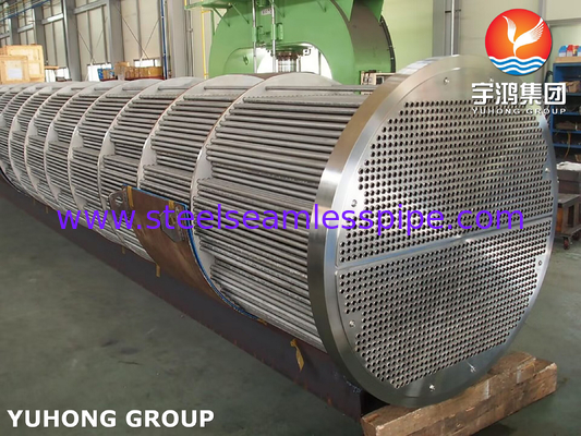 ASME Sec VIII U Stamp Faisceau tubulaire en acier inoxydable TP316L résistant aux chlorures NACE MR0175​