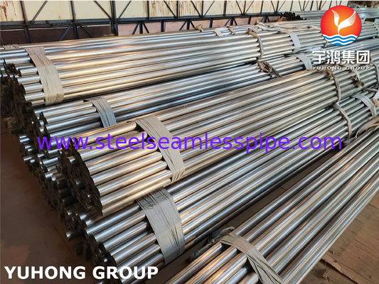 ASTM A249 / ASME SA249 TP304 Tuyau soudé en acier inoxydable, brillant recuit, simple