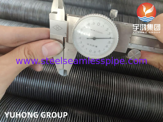 ASME SA179 Type G Tubes à nageoires spirales intégrées à haute conductivité thermique pour préchauffage d'air