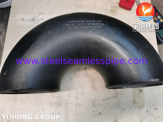 Les pièces de raccordement de tuyauterie sans couture ASTM A234 WP9 CL1 90° ELBOW BW SR 5&quot; SCH40