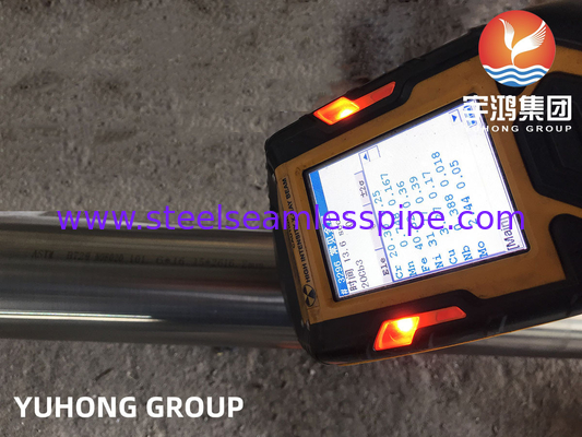 ASTM B729 UNS N08020 2.4660 Alliage de nickel 20 Pipe sans soudure 100% UT