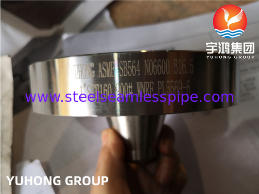 ASTM B564 Alloy600 UNS NO6600 Alliage de nickel pour le forgeage de brides à face RF