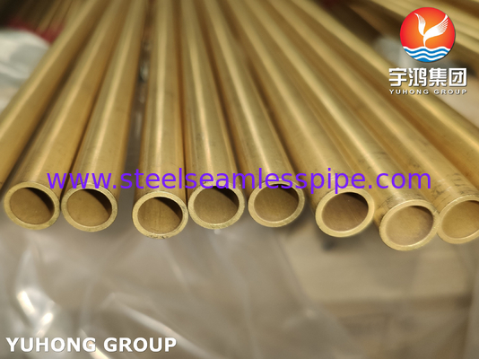 ASME SB111 ASTM B111 C68700 O61 Tubes sans soudure en laiton d'aluminium L1M pour évaporateur