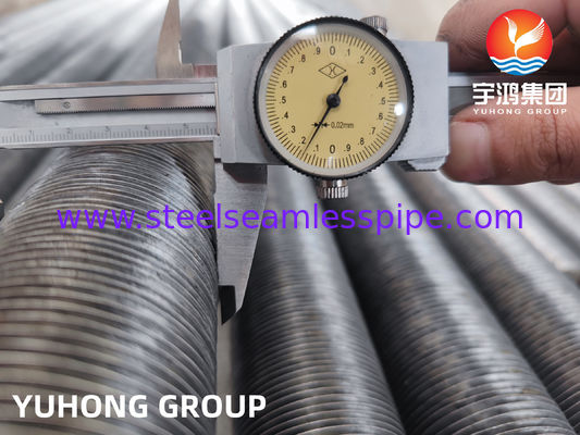 Tube à ailettes personnalisé avec matériau d'ailettes en aluminium et plusieurs types d'ailettes pour les applications d'échangeurs de chaleur et de condenseurs