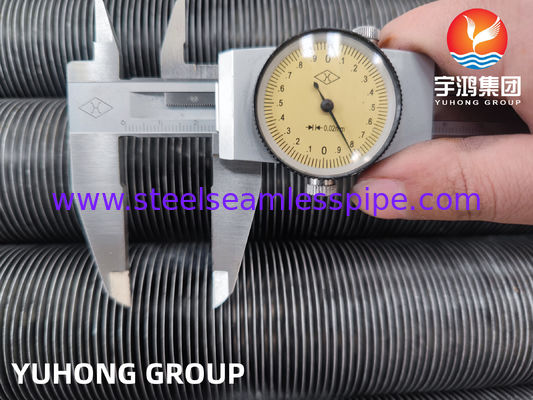 Tube à ailettes personnalisé avec matériau d'ailettes en aluminium et plusieurs types d'ailettes pour les applications d'échangeurs de chaleur et de condenseurs