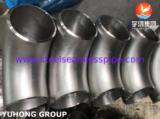 ASTM A815 S31803 Pipe à coude en acier duplex soudé à 90 degrés B16.9