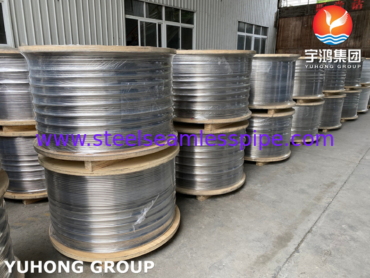 ASTM A269 TP304L TP316L TP316Ti Tubes enroulées soudés en acier inoxydable pour l'industrie du câble