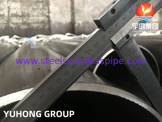 ASTM A106 Gr.B Pipe en acier au carbone sans soudure O.D. 406.4MM pour fourneau à feu