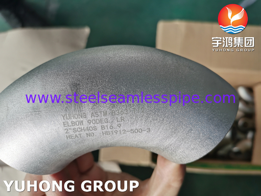 ASTM B363 Ti2 R50400 3.7035 Accrochage en acier allié au titane soudé par bouture B16.9