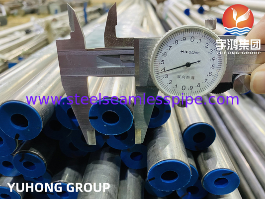 Tube sans soudure ASME SB167 Inconel 600 résistant à la fissuration par corrosion sous contrainte due aux chlorures pour réacteurs d'hydrogénation
