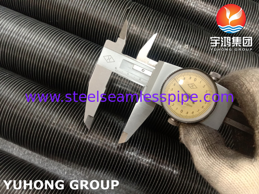 Tuyau en alliage de nickel avec nageoires en aluminium, ASTM B163 UNS N04400