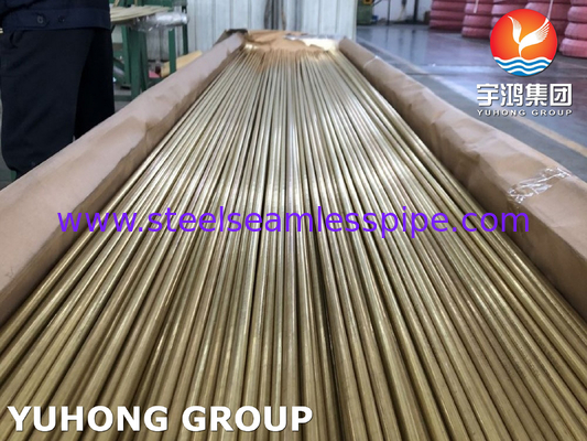 Pipe sans couture CuNi 90/10 alliage de cuivre nickel O61 Finition en argent pour les applications maritimes et industrielles