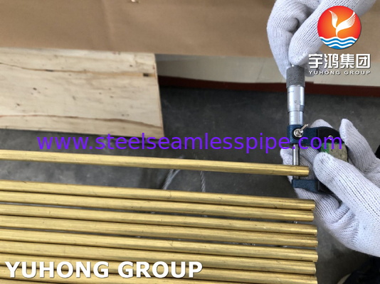 Pipe sans couture CuNi 90/10 alliage de cuivre nickel O61 Finition en argent pour les applications maritimes et industrielles