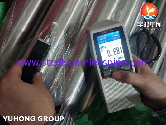 ASME SA270 ASTM A270 Tuyaux soudés en acier inoxydable poli 320 240 GRIT TP304
