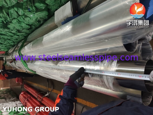 ASME SA270 ASTM A270 Tuyaux soudés en acier inoxydable poli 320 240 GRIT TP304