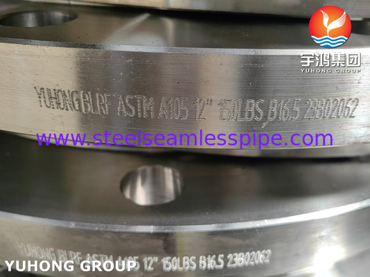 ASME B16.5 ASTM A105 / A105N Flange aveugle en acier au carbone Flange BLRF forgée