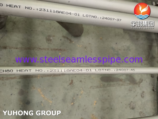 Pipe sans soudure en acier inoxydable